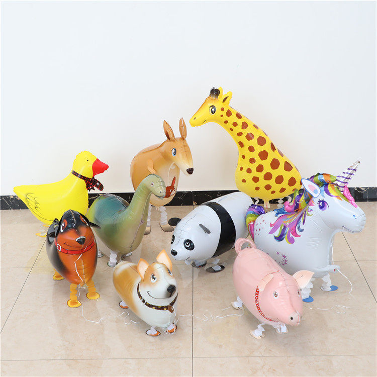 Little Red Book with the same paragraph walking balloon duckling aluminum film baby one-year-old hundred-day banquet party children's birthday decoration arrangement