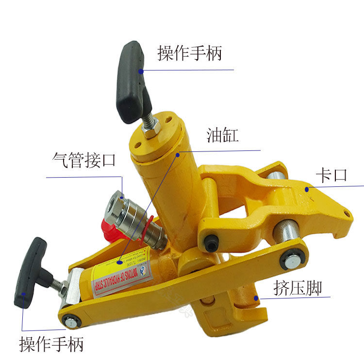Private pneumatic hydraulic plucking machine for large car, portable tire toe-port disconnector tyre peeling machine peeling machine stacking high machine