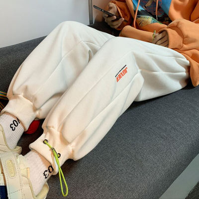 Cool and stylish casual pants for men's autumn and winter 2023 new style sport pants, loose, ins trendy nine-inch tapered sweatpants