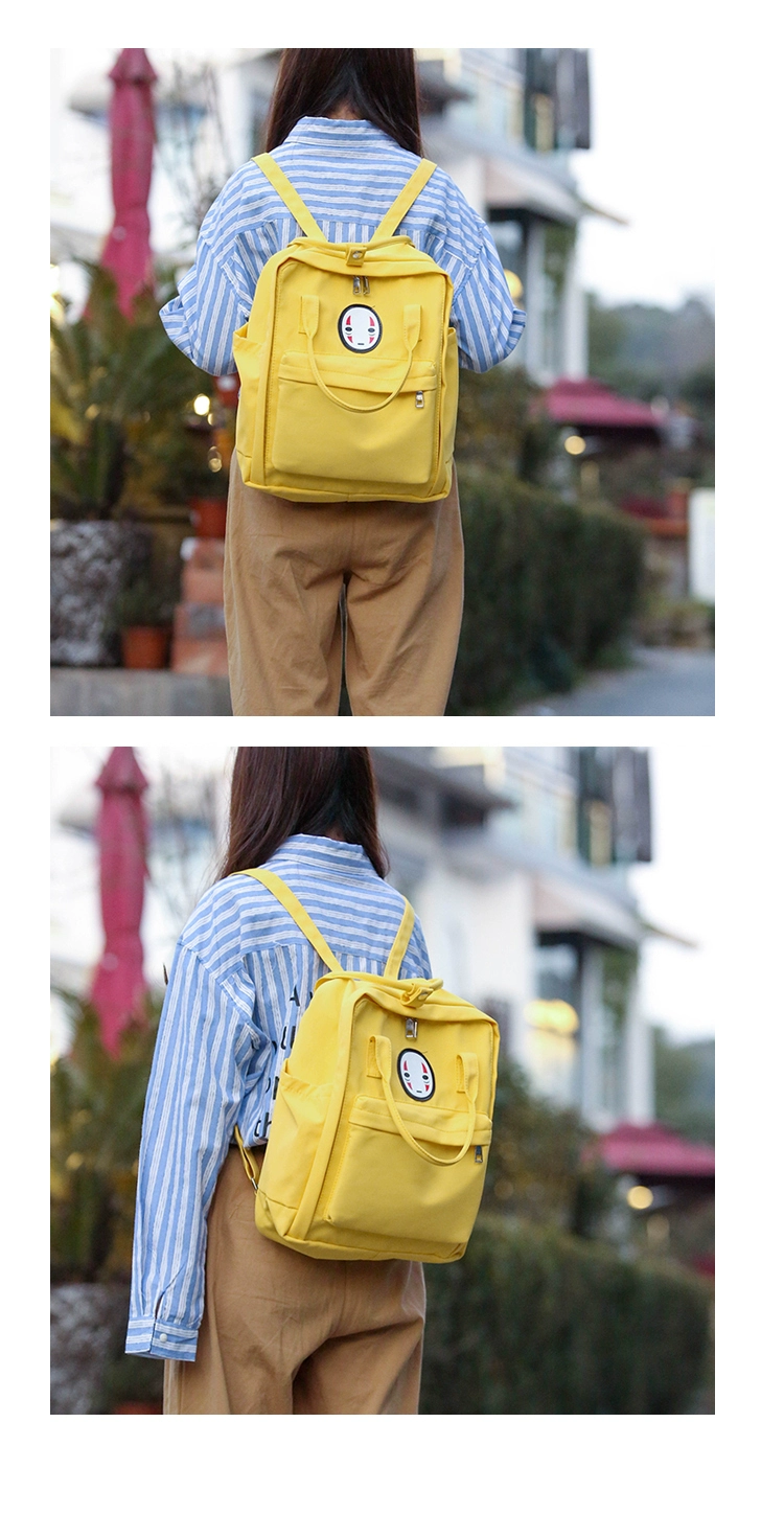 Phong cách Harajuku ulzzang khuôn viên nhỏ tươi vai túi phiên bản Hàn Quốc của thủy triều in cô gái túi sinh viên vải ba lô - Ba lô balo đi học nữ cấp 2