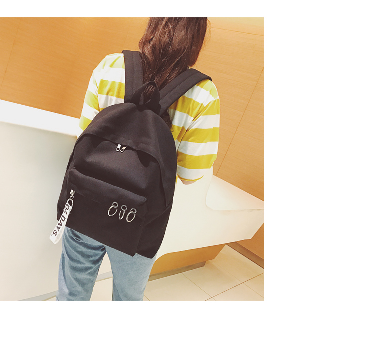 Nữ sinh phiên bản Hàn Quốc của Nhật Bản ulzzang vải ba lô nam hoang dã phong cách Harajuku ba lô đơn giản balo nhỏ gọn cho nữ