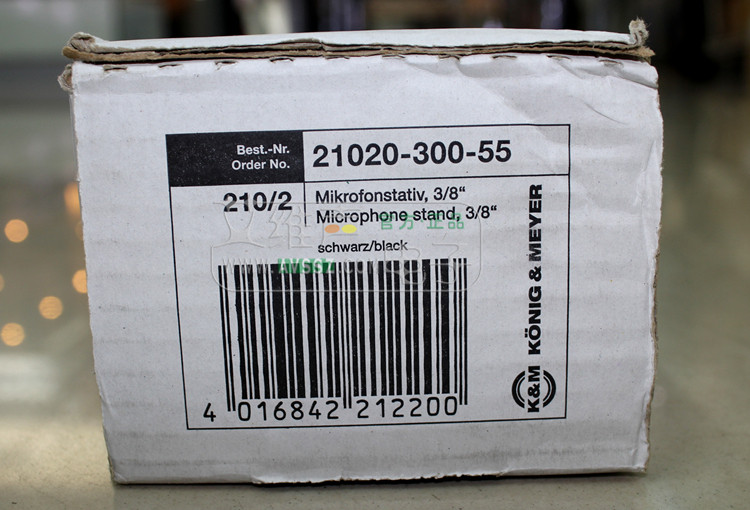 Микрофонная стойка 正品konig&meyer德k&m 21020-300-55 话筒架麦克风支架进口可重压