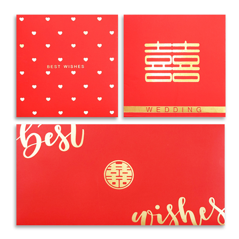Loving Wedding Red Envelopes Wedding big red packets Back to Lilly is a cover-up, creative upscale Lipstick Red Packet Bag