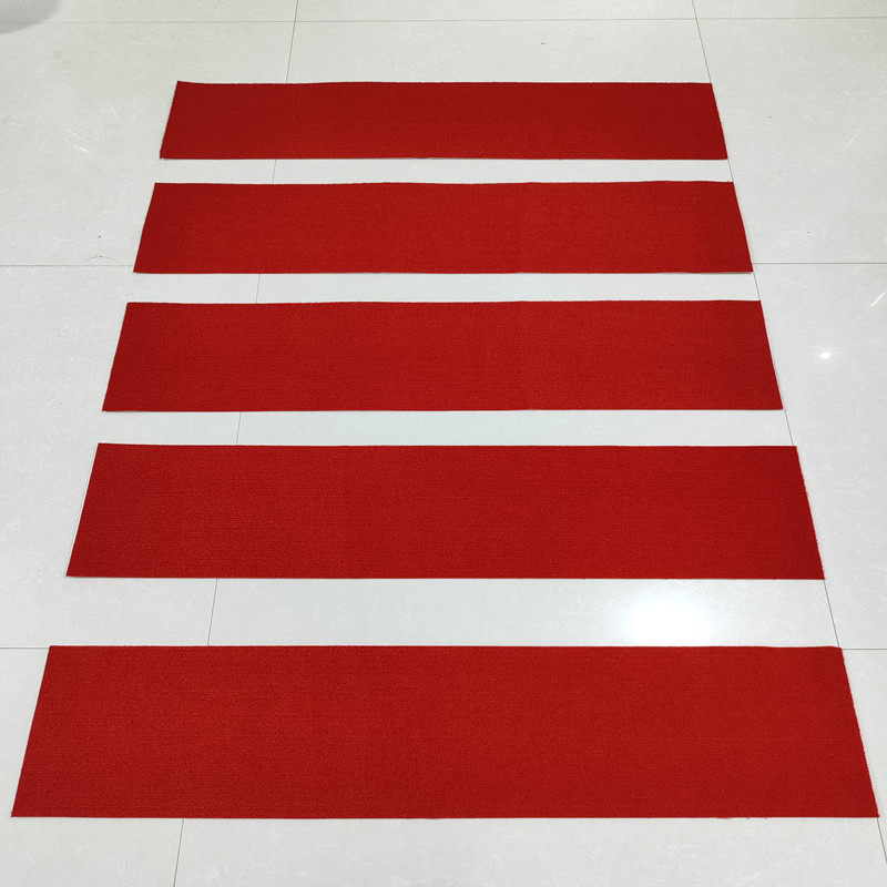 Customized self-adhesive carpet iron stairs cement stairs wooden stairs step mats stair mats non-slip floor mats