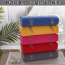 Buckwheat pillow neck pillow Chinese style retro millet Shell Palace health help sleep support cervical spine square pillow single pillow single pillow core