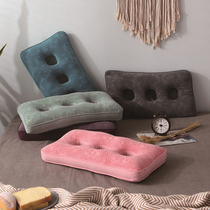 Ear pillow Buckwheat shell pillow core three holes do not press ear pillow cotton pillowcase elderly sleep neck health pillow