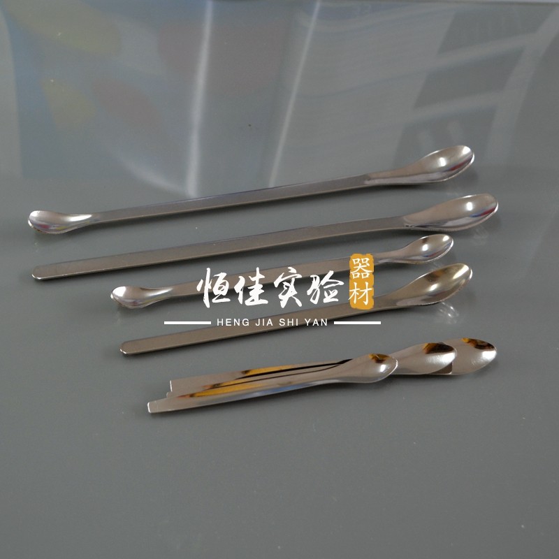 10 double-headed single-headed stainless steel medicine spoons 16cm18cm 20cm 22cm weighing spoon reagent spoon