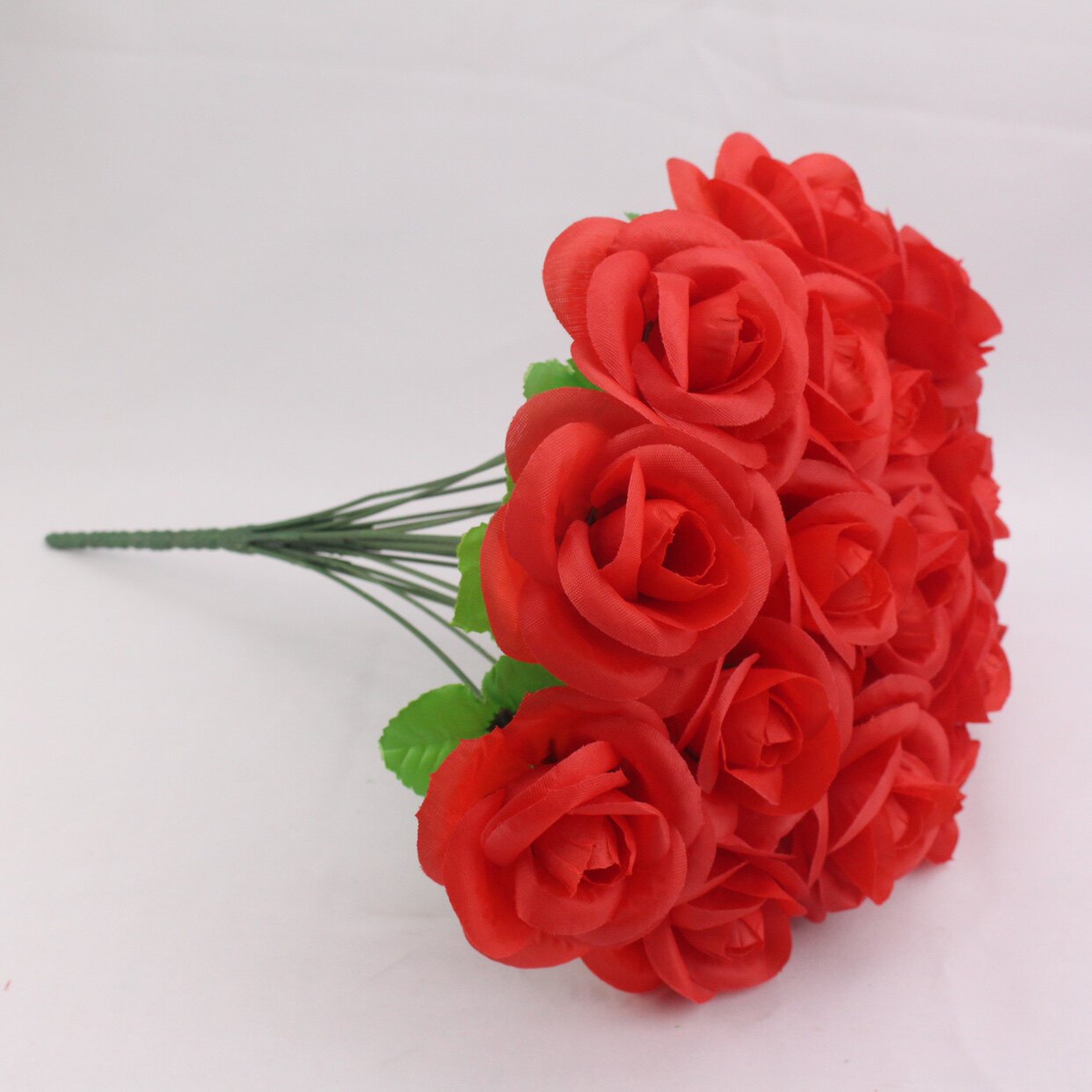 仿真花束假花玫瑰花艺客厅婚庆婚房装饰摆件新娘手捧花绢花塑料花详情7