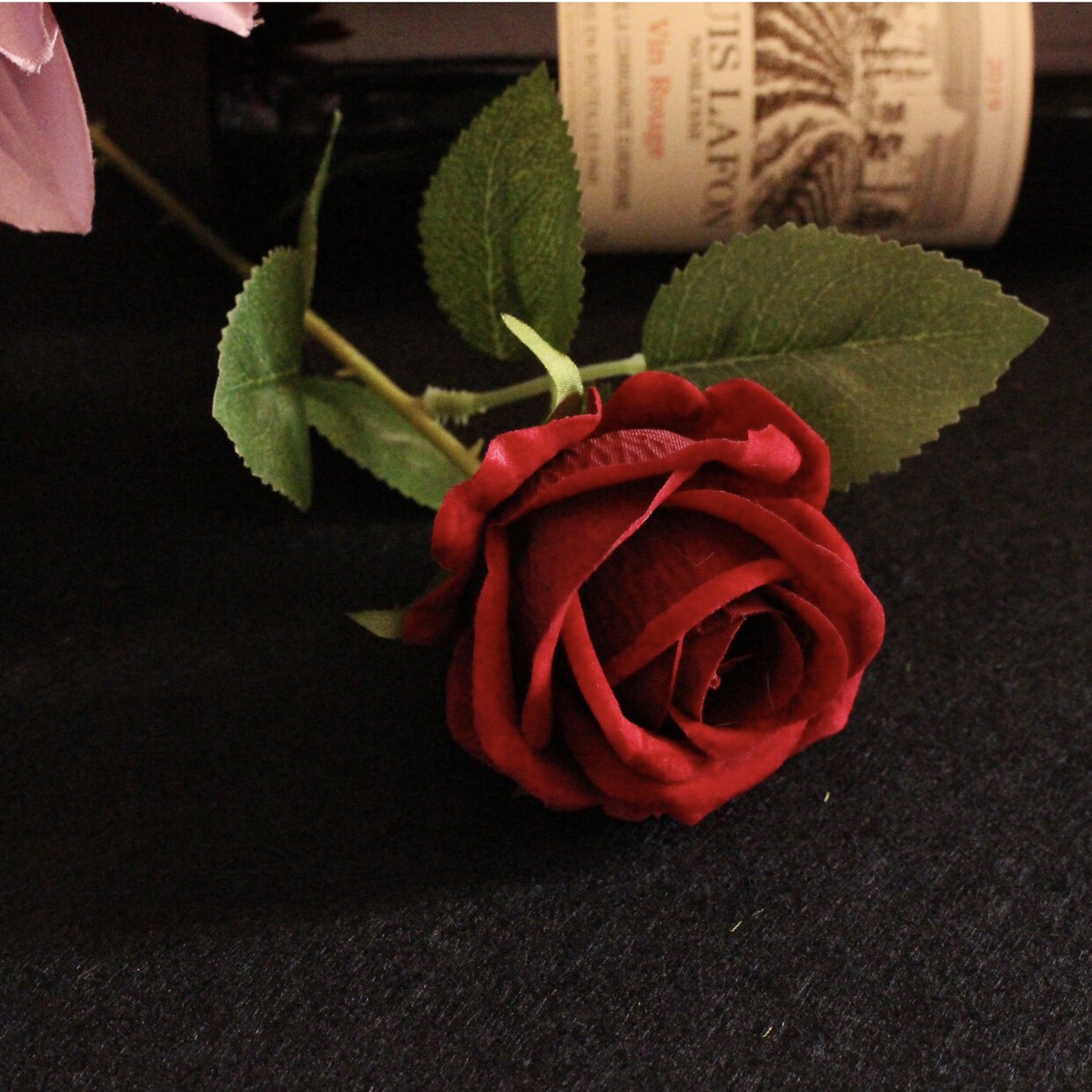 厂家仿真单支玫瑰花束假花绢花干花家居装饰客厅卧室餐桌摆件婚庆详情8