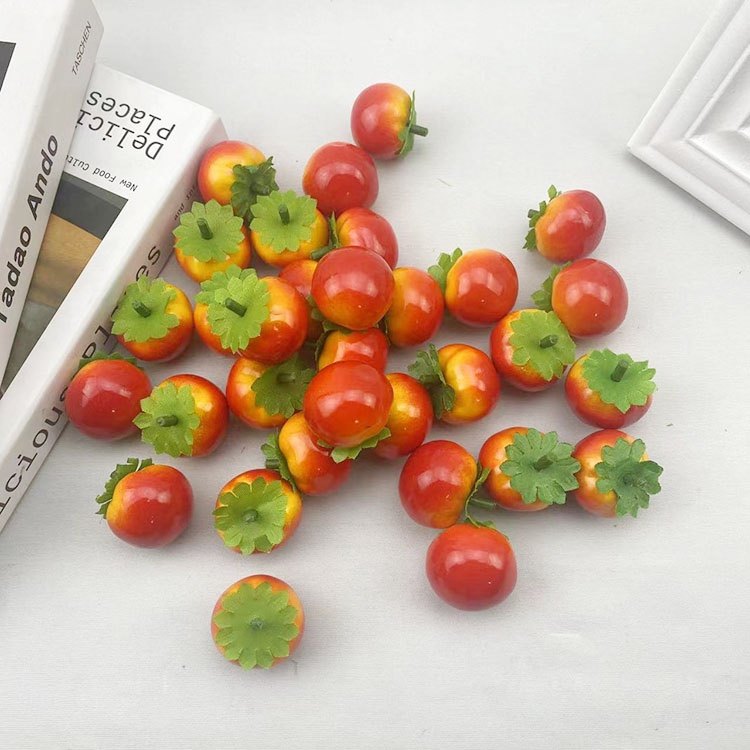 仿真水果蔬菜模型樱桃小水果果蔬摆件店铺橱窗装饰摆件拍摄道具详情4