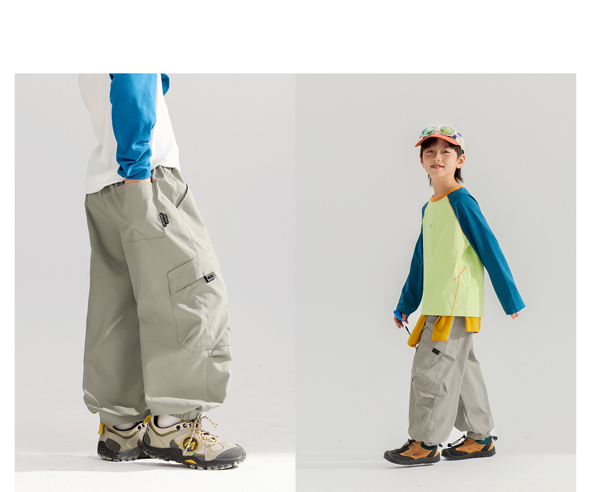 Zhen Youfan Boys' Pants Autumn New Style Children's Cargo Pants Spring and Autumn Big Boys' Long Pants Autumn Outdoor Hiking Pants — 44