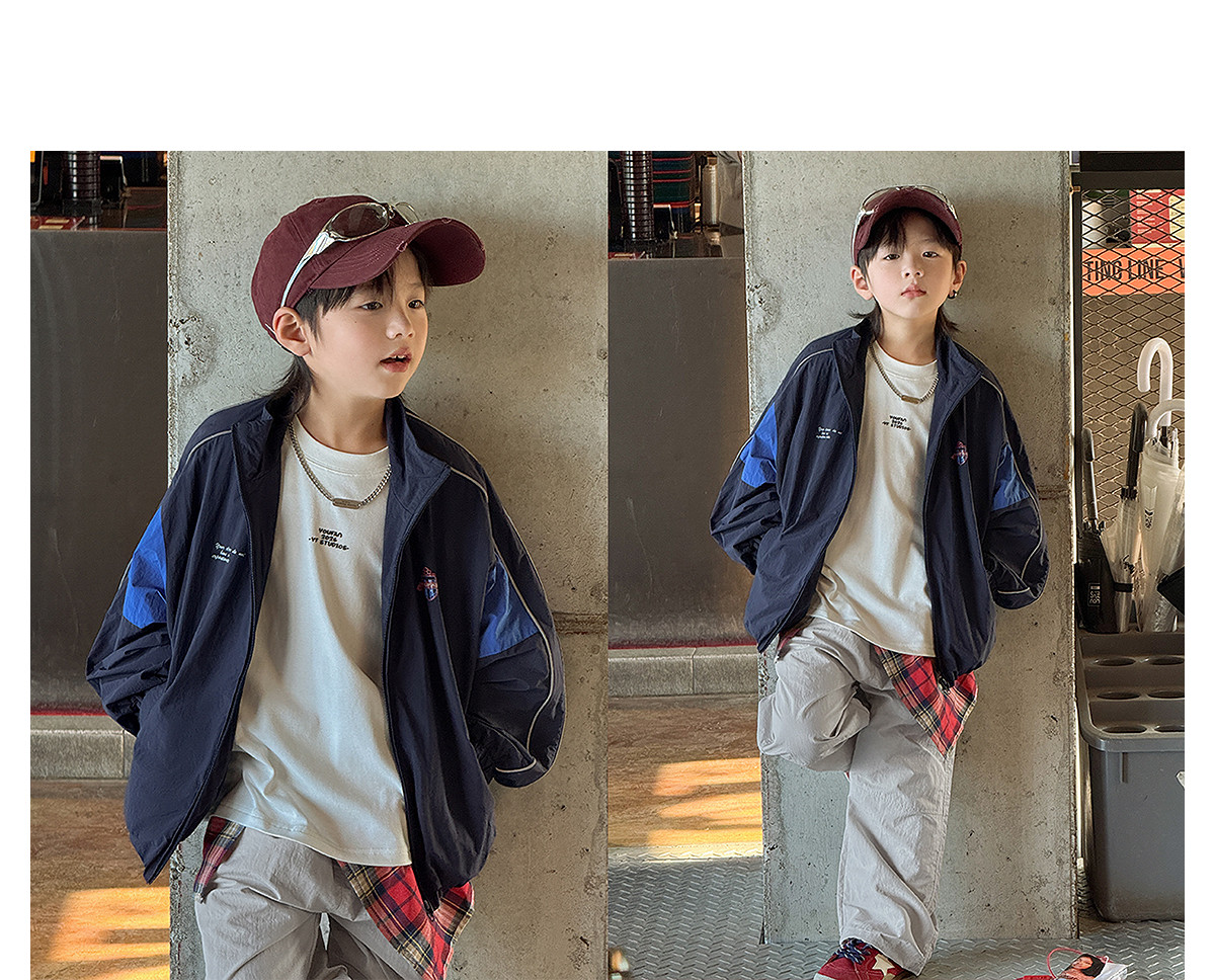 Boys' Sweatshirt Long-Sleeve T-Shirt White Base Shirt Early Autumn 2026 New Style for Older Children Boys' Top Clothing Outfit — 37