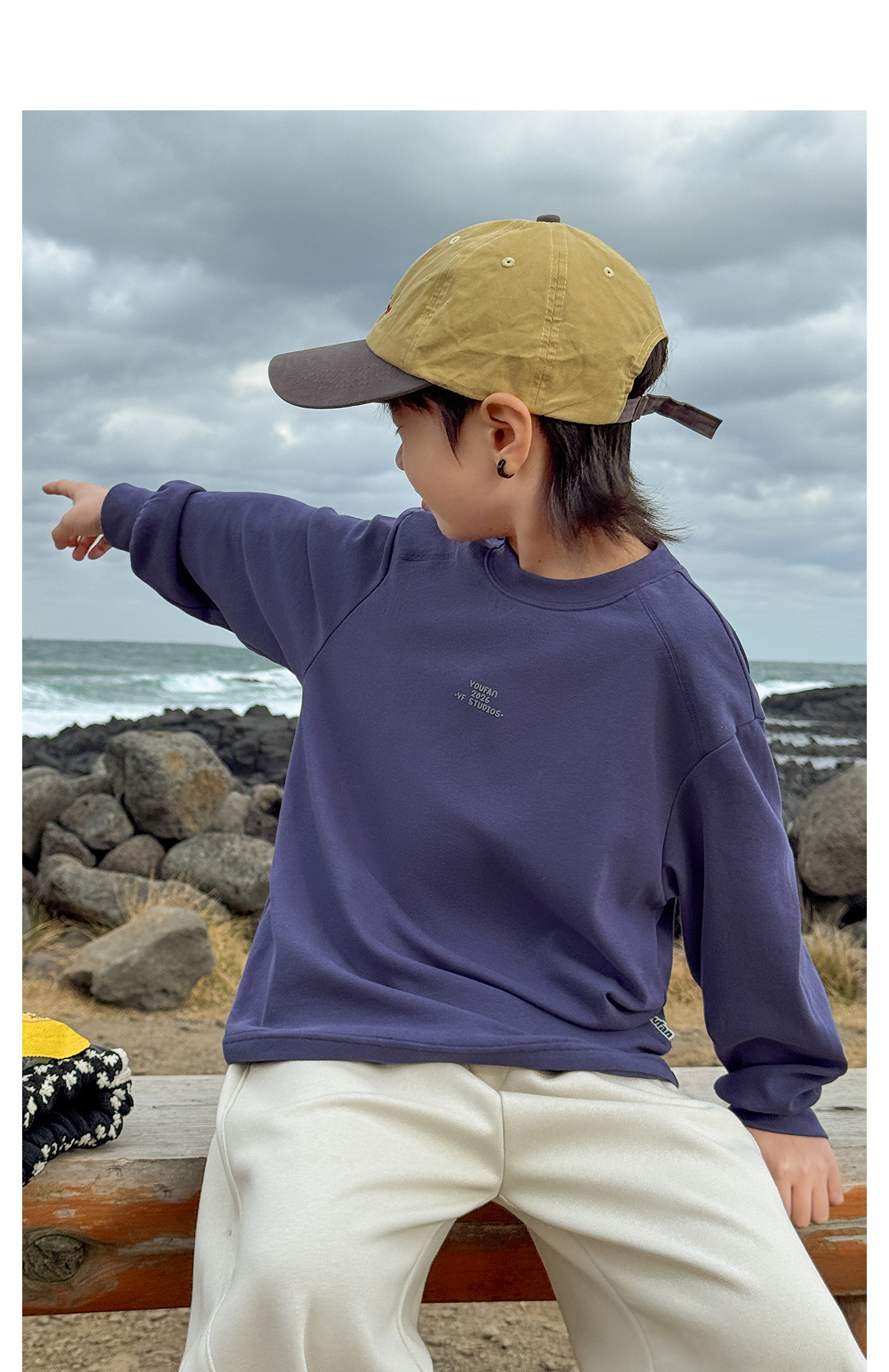 Boys' Sweatshirt Long-Sleeve T-Shirt White Base Shirt Early Autumn 2026 New Style for Older Children Boys' Top Clothing Outfit — 45