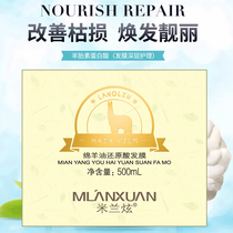 Milan dazzle hair mask steam repair dry frizz soft hair treatment spa conditioner women supple