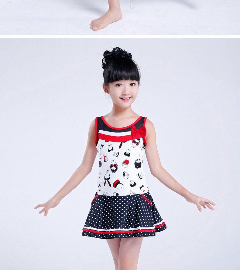 Đồ bơi trẻ em gái cô gái trẻ lớn võ sĩ dính liền học sinh XL bảo thủ 8-10-12-15 tuổi Đồ bơi đồ bơi trẻ em nữ 12 tuổi