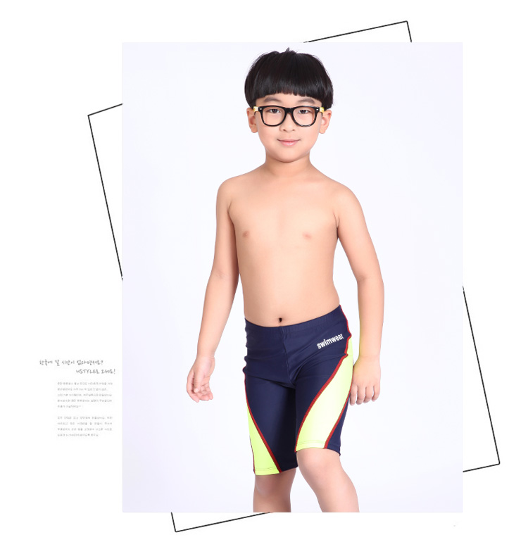 Đồ bơi, quần bơi trẻ em, quần lót nam phẳng, quần bơi dài năm điểm, quần tắm suối nước nóng chuyên nghiệp cho trẻ em - Bộ đồ bơi của Kid đồ bơi bé trai