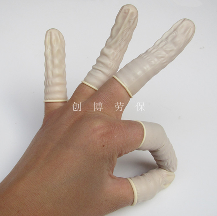 Thickened finger cover white latex dust-free finger cover powder-free finger cover anti-static finger cover Jiangsu, Zhejiang and Shanghai