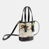 Сумка через плечо, модный ретро небольшой дизайнерский шоппер, 2023, осенняя, тренд сезона, с вышивкой