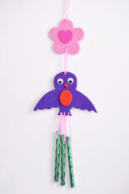 Bộ đồ chơi bằng tay gió trẻ em DIY sáng tạo chuông gió mẫu giáo dán đồ trang trí đồ chơi giáo dục đồ chơi trẻ con
