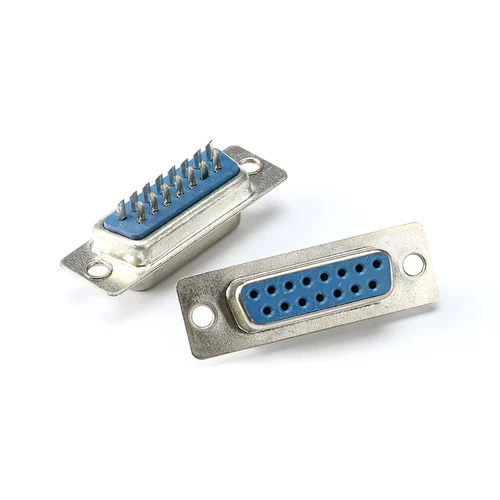 [Jixin Electronics] DB15 розетка «мама» и корпус, двухрядный 15-жильный провод для пайки