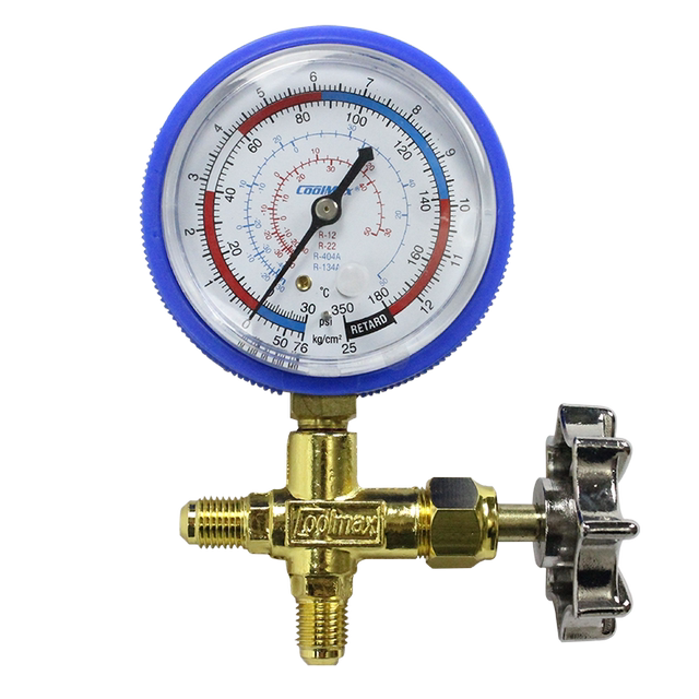 Snow Table Refrigerant Table US Copper Rack CM-466-G Single Table R22 Air Conditioning Pressure Gauge Refrigerant with Fluorine Table Refrigeration