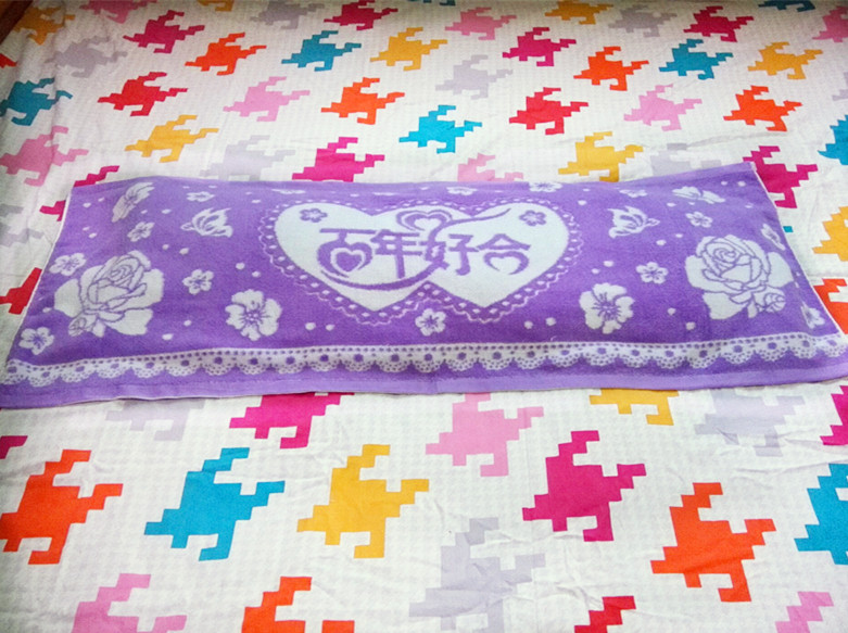 Khăn gối đôi bằng vải cotton 1,2-1,5 m cưới dài vỏ gối
