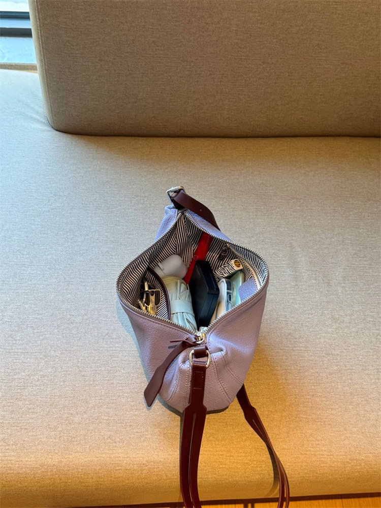 Designer Women's Soft Leather Dumpling Crossbody Bag Versatile_voghion.com