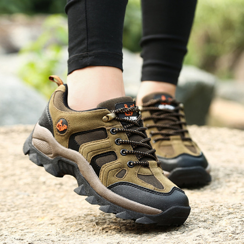 Summer American foreign trade shoes in the single outdoor shoes men shoes shoes mountaineering shoes women waterproof and slippery hiking shoes tourist climbing shoes