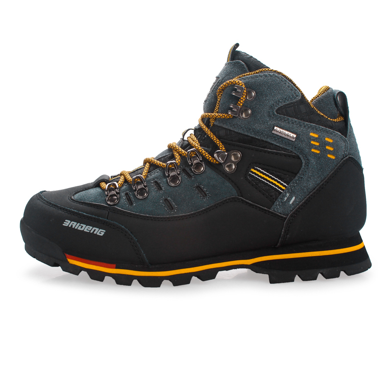 American Foreign Trade Original High-Top Outdoor Shoes, Hiking Shoes for Men, Waterproof and Non-Slip Trekking Shoes, Travel Shoes for Women, Breathable