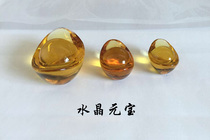 Crystal ingot funerary objects gold ingot citrine to attract wealth back to make fortune burial tomb ornaments burial supplies