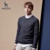 Áo len len nam mùa thu đông mới của Hazzys Haggis Phiên bản Hàn Quốc của áo len cổ tròn dài tay xu hướng - Áo len Áo len