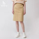 Hazzys Haggis 2024 Spring New Fitted Workwear Straight Skirt Skirt Short Skirt ສໍາລັບແມ່ຍິງ