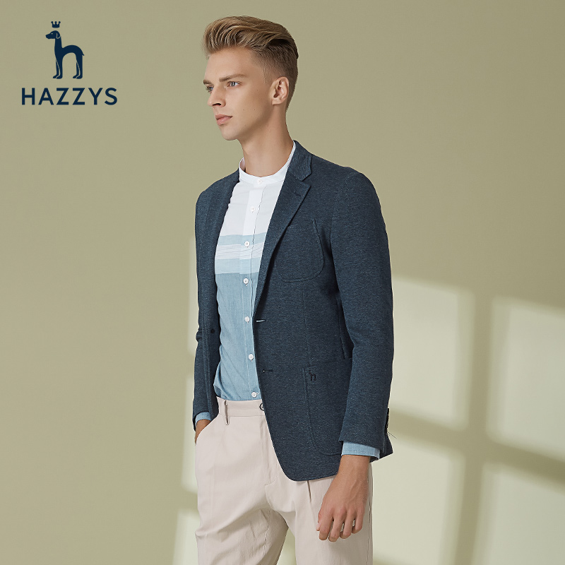 Hazzys Haggis mùa xuân mới Men Casual Suit thời trang Anh Độc Tây Trend áo bông Pythi