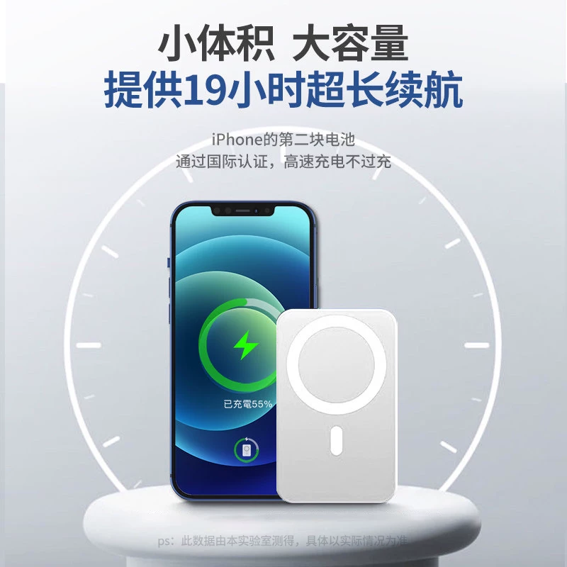 Apple, Huawei, Xiaomi, совместимый iPhone12 Pro зарядка, ультратонкий маленький аккумулятор, ручной настоящий мобильный телефон, iphone