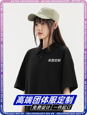 Print футболки 纯棉polo衫定制t恤班服夏季团体服文化衫定做翻领工作服印字logo