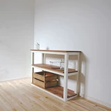 Ретро многослойный книжный шкаф из натурального дерева, книжная полка, система хранения, коробочка для хранения, стенд