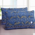 Đặc biệt quầy vàng chính hãng số bông thanh lịch xanh lá gối 52X78cm G2020 - Khăn gối vỏ gối Khăn gối