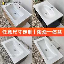 Bath cabinet Ceramic Integrated Basin Single Basin Wash table Size dimensioning to cut corners Alien Basin Washbasin Customised