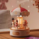 Christmas Gift Decoration Carousel Night Light Girl Children's Birthday Santa Claus Ornament Desktop Atmosphere Light