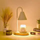 Flameless Aromatherapy Lamp, Wax Melting Lamp, Timed Warm Nordic Candle Melting Lamp, Adjustable Height Diffuser, Vintage Decorative Bedroom Bedside Lamp