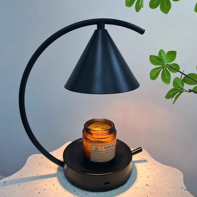 2025 Moon Hot Melt Lamp Decorative Candle Melting Lamp Dimmable Ambient Light Candle Melting Lamp Wax Melting Lamp Heated Aromatherapy Candle Lamp