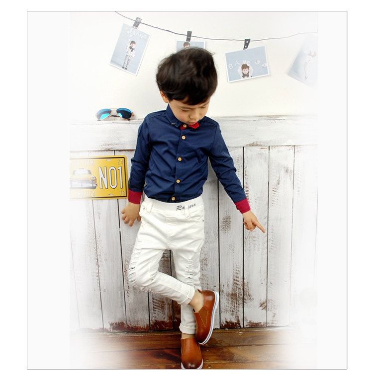 Chemise garcon à manche longue - Ref 2076261 Image 29