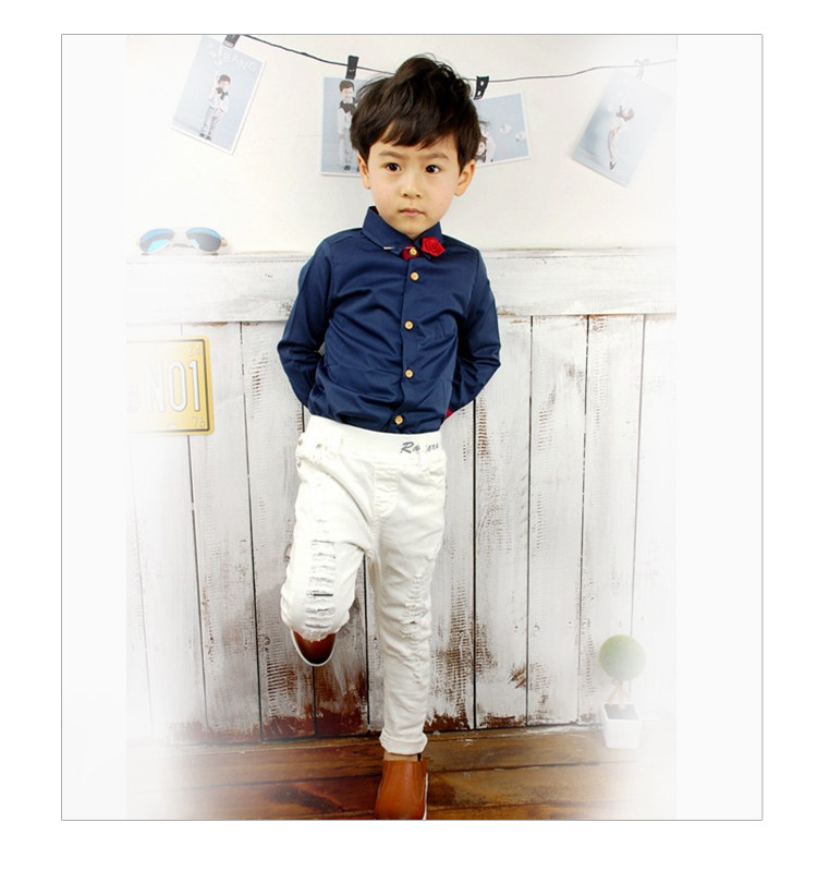 Chemise garcon à manche longue - Ref 2076261 Image 31