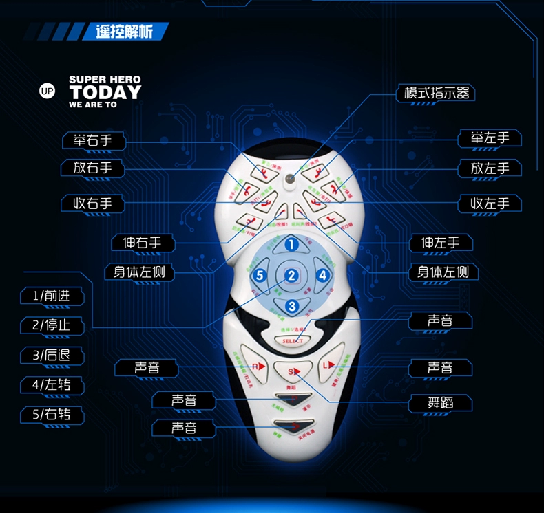 Robot điều khiển từ xa Jiaqi robot thông minh Robben Aite TT323 + đồ chơi trẻ em phụ kiện ban đầu cáp sạc pin trứng đồ chơi