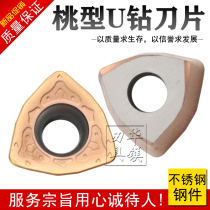Ruian peach alloy CNC milling U drill blade WPMT080615R-HR RX2000S steel stainless steel