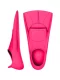 Silicone Short Fins for Men, Adults, and Children, Freestyle Training, Butterfly Stroke Fins, Swimming and Snorkeling Equipment, Women's Professional Diving