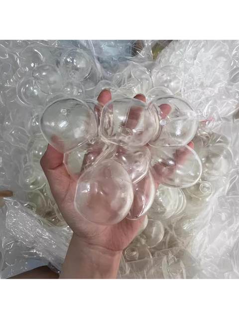 DIY Handmade Materials Transparent Handcrafted Ball Hollow Ball Skin-Colored Beverage Bottle Candy Squeeze Toy Stress Relief Venting Toy Tpr