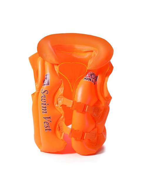 Children's Swimming Ring, Kids' Large Buoyancy Inflatable Vest, Boys and Girls Beginner Swimming Equipment, Inflatable Life Jacket