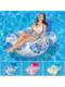Floating Bed for Adults, Inflatable Water Float, Thickened Mesh Bed, Girls' Water Play Float Chair, Swimming Float Ring with Net, Floating Raft