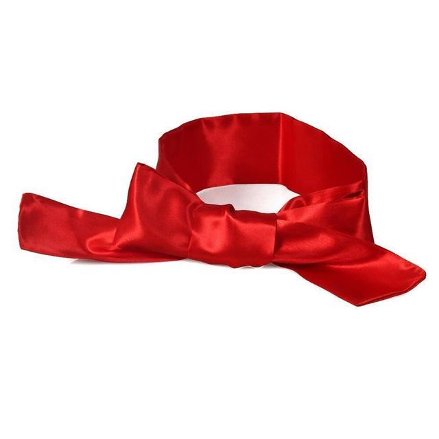 Blindfolded Ribbon, Eye-Covering Streamer, Cloth Strip, Eye Mask, Silk Satin Sexy Cloth with Long Streamer, Super Fairy Decorative Belt, Blindfolded